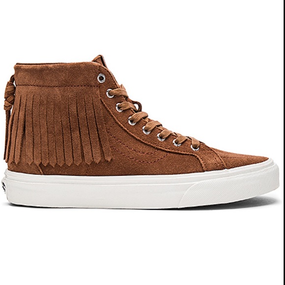 Vans Shoes - 🆕 Vans SK8- Hi moc fringe moccasin sneaker suede